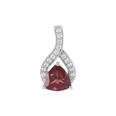 Mozambique Garnet Silver Pendant