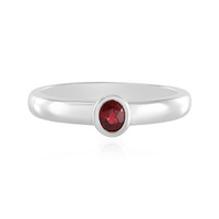 Tanzanian Ruby Silver Ring