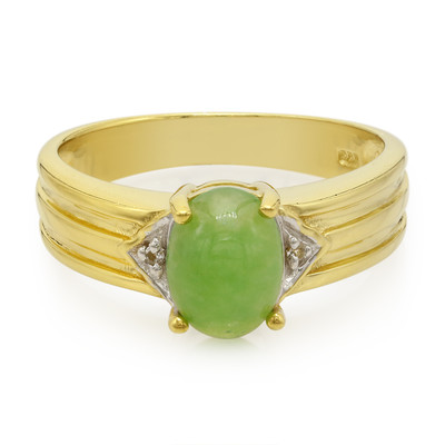 Imperial Chrysoprase Silver Ring