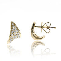 14K I1 (H) Diamond Gold Earrings (CIRARI)