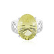 Lemon Quartz Silver Ring