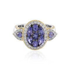 Tanzanite Silver Ring (Gems en Vogue)