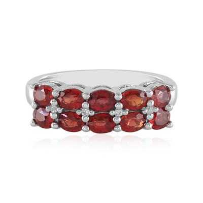 Tanzanian Ruby Silver Ring