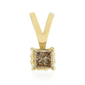 9K I3 Argyle Cognac Diamond Gold Pendant (Mark Tremonti)