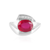 Bemainty Ruby Silver Ring (MONOSONO COLLECTION)