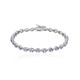 Tanzanite Silver Bracelet