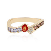 9K Sunset Sapphire Gold Ring (Adela Gold)