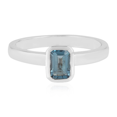 London Blue Topaz Silver Ring