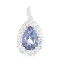 Neptune Topaz Silver Pendant