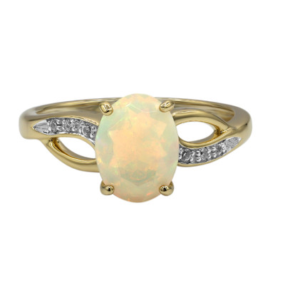 9K AAA Welo Opal Gold Ring (Adela Gold)