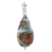 Pacific Chalcedony Silver Pendant