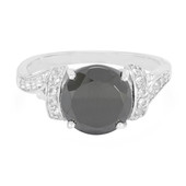 Black Hematite Silver Ring