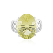 Lemon Quartz Silver Ring