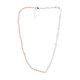 Pink Freshwater Pearl Silver Necklace (TPC)