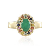 Socoto Emerald Silver Ring