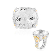 White Quartz Silver Ring (Gems en Vogue)