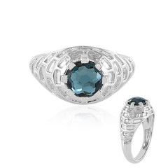 London Blue Topaz Silver Ring