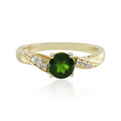 Russian Diopside Silver Ring