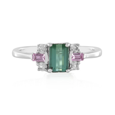 Benedito Green Tourmaline Silver Ring