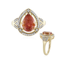 18K Peach Tourmaline Gold Ring (D'vyere)