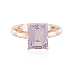 Rose de France Amethyst Silver Ring