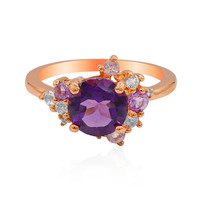 Zambian Amethyst Silver Ring