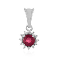 Madagascar Ruby Silver Pendant