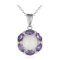 Welo Opal Silver Necklace