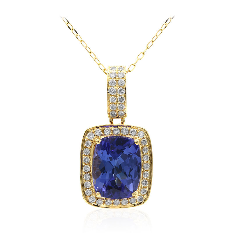 Tanzanite tennis store necklace