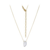 White Quartz Silver Necklace