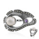 Freshwater pearl Silver Ring (Annette classic)