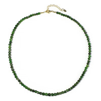 Russian Diopside Silver Necklace