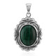 Malachite Silver Pendant (Art of Nature)