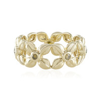 9K I2 Yellow Diamond Gold Ring (de Melo)