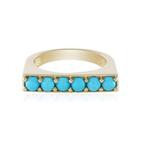 Sleeping Beauty Turquoise Silver Ring