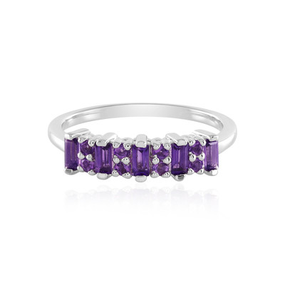 Amethyst Silver Ring