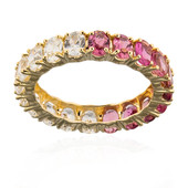 9K Pink Tourmaline Gold Ring