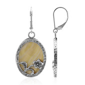 Mother of Pearl Silver Earrings (Art of Nature)