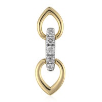 14K IF (D) Diamond Gold Pendant