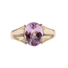 9K Kunzite Gold Ring