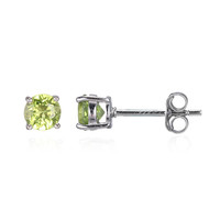 Peridot Silver Earrings