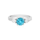 Paraiba Color Topaz Silver Ring