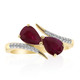 9K Burmese Ruby Gold Ring