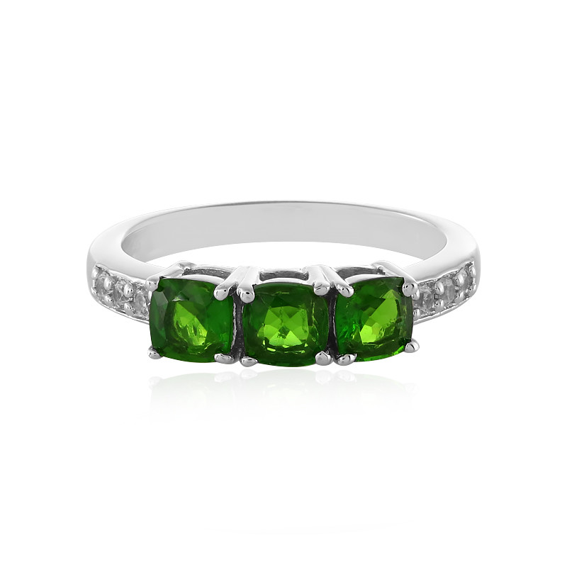 Russian chrome 2025 diopside ring