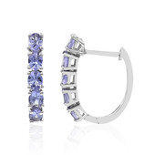 Tanzanite Silver Earrings