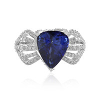 18K Ceylon Blue Sapphire Gold Ring (de Melo)