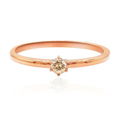 9K SI1 Argyle Rose De France Diamond Gold Ring (Annette)