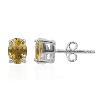 Citrine Silver Earrings