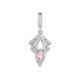 Nigerian Pink Tourmaline Silver Pendant