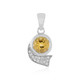 Citrine Silver Pendant